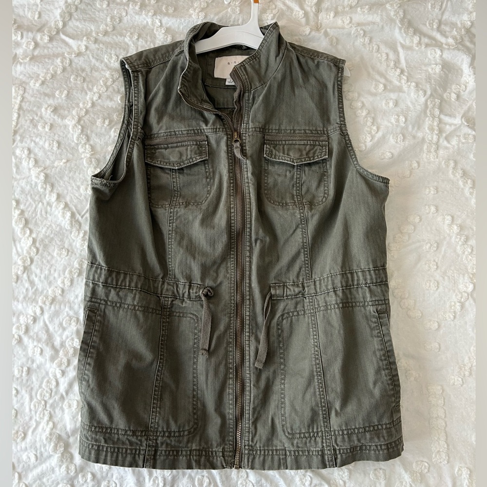 A New Day Army Green Vest